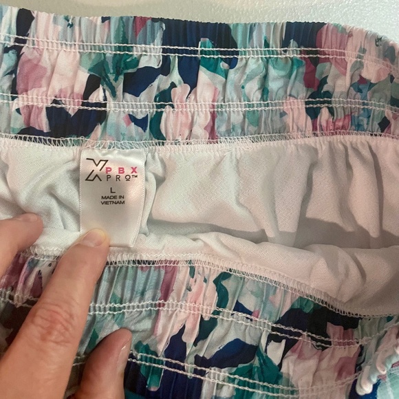 Floral Women's Running Shorts with panty insert - Large - Picture 2 of 8